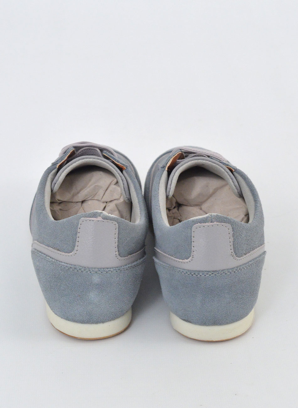 T�nis Couro Camur�a Jeans Orcade - Foto 4