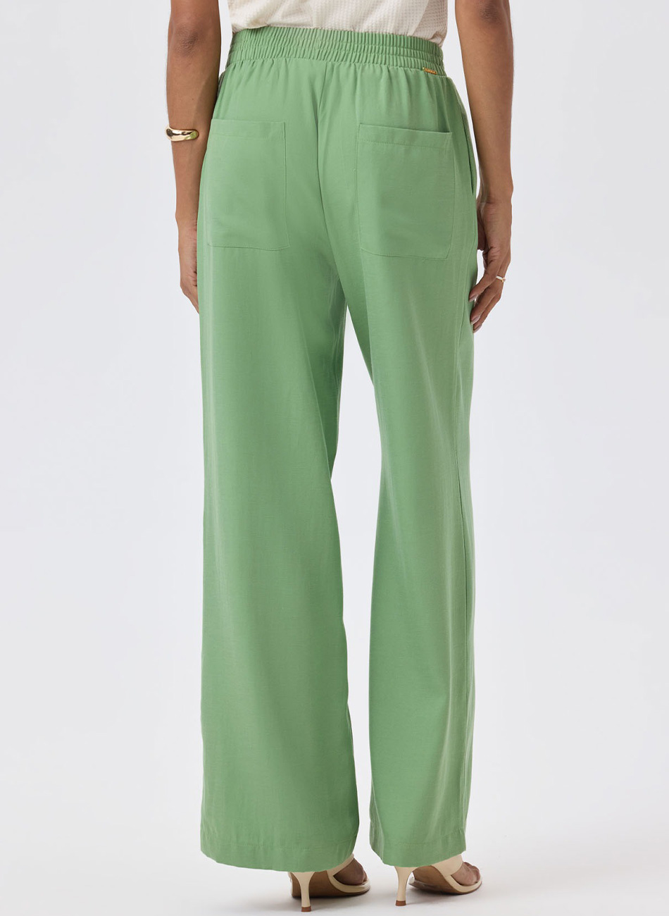 Cal�a Solta Pantalona Flor de Lis - Foto 2