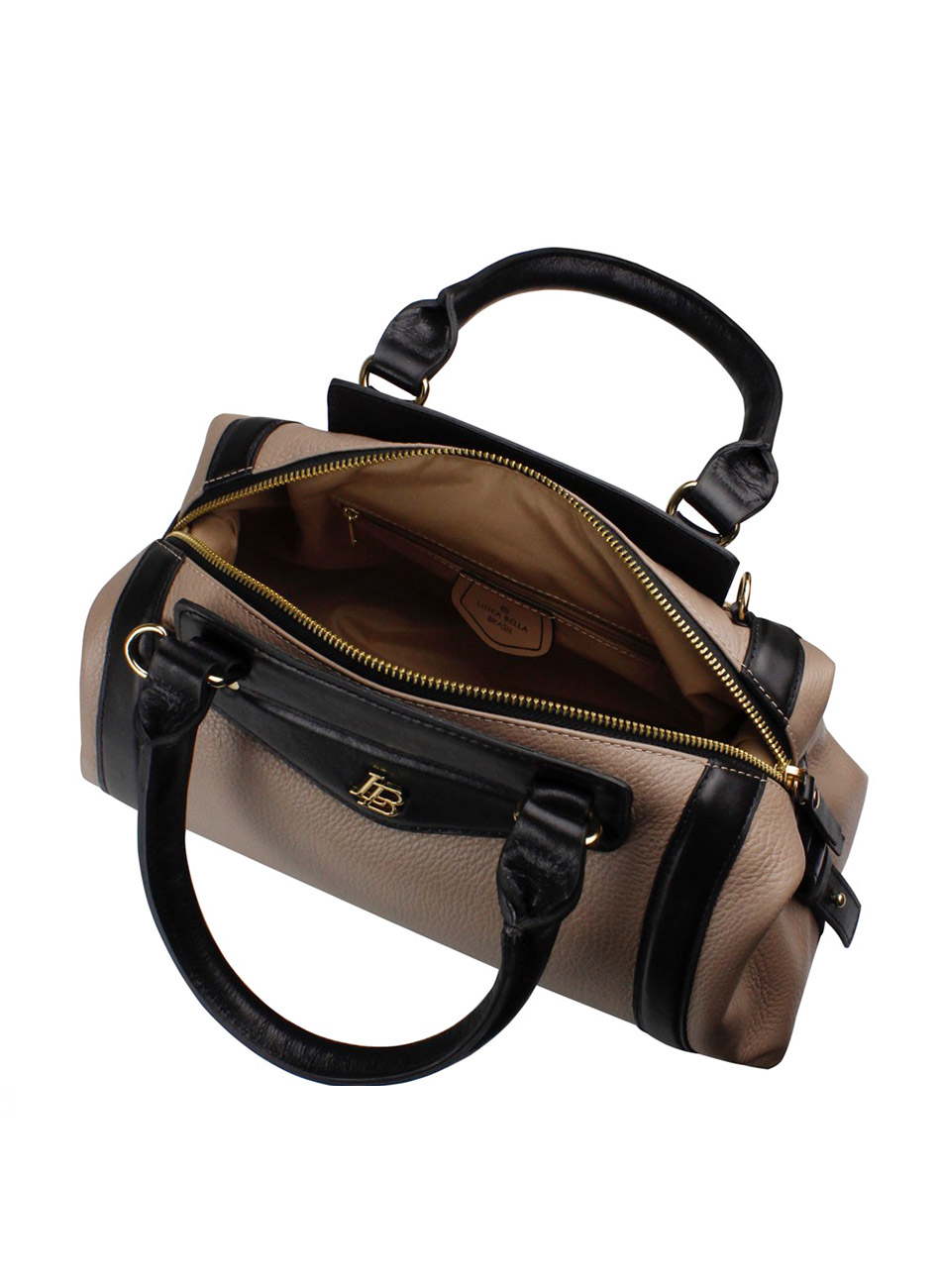Bolsa Ba� em Couro Linea Bella - Foto 3