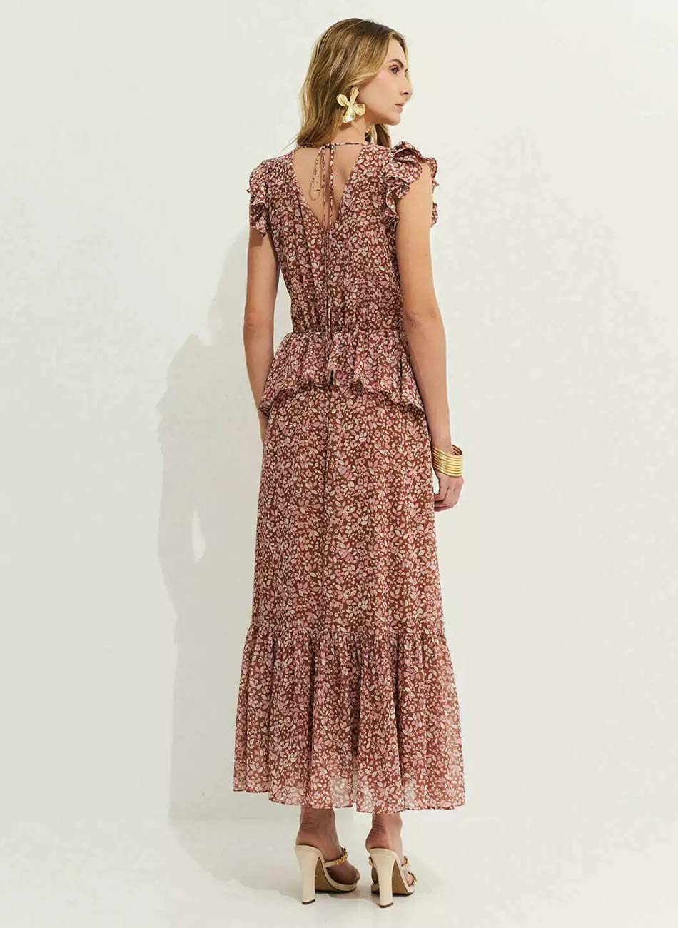 Vestido Babado Keyla Mx  - Foto 1