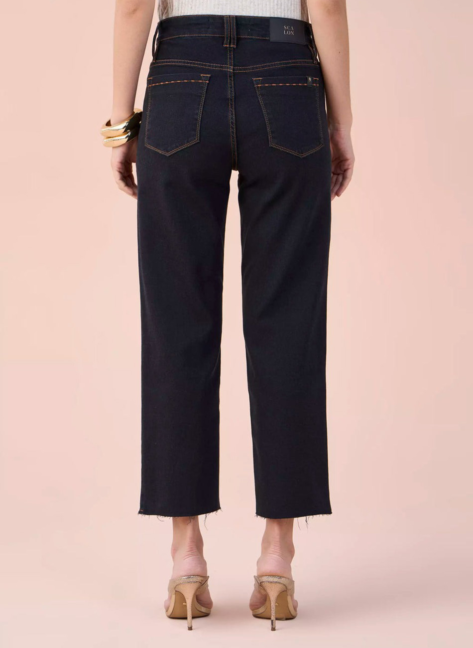 Cal�a Jeans Pantcropped Scalon - Foto 3