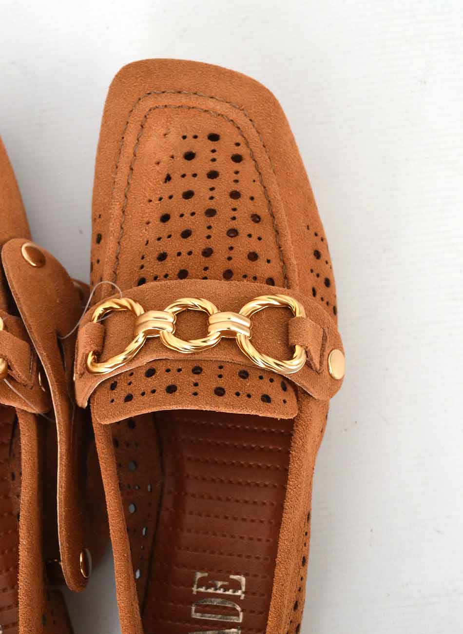Loafer Couro Sela Orcade Corte a Laser - Foto 6