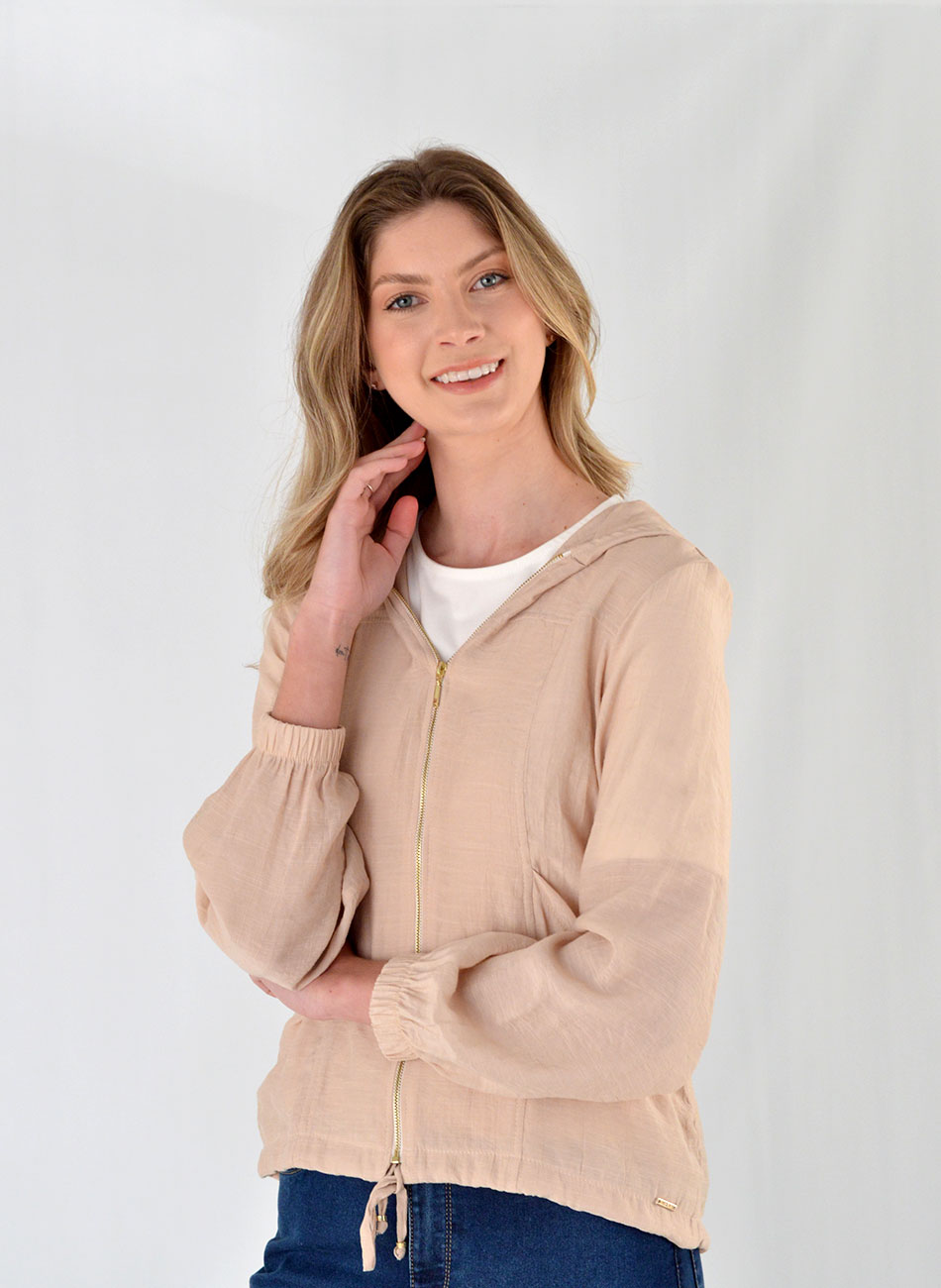 Jaqueta Crepe de Viscose Sepia Declari - Foto 2