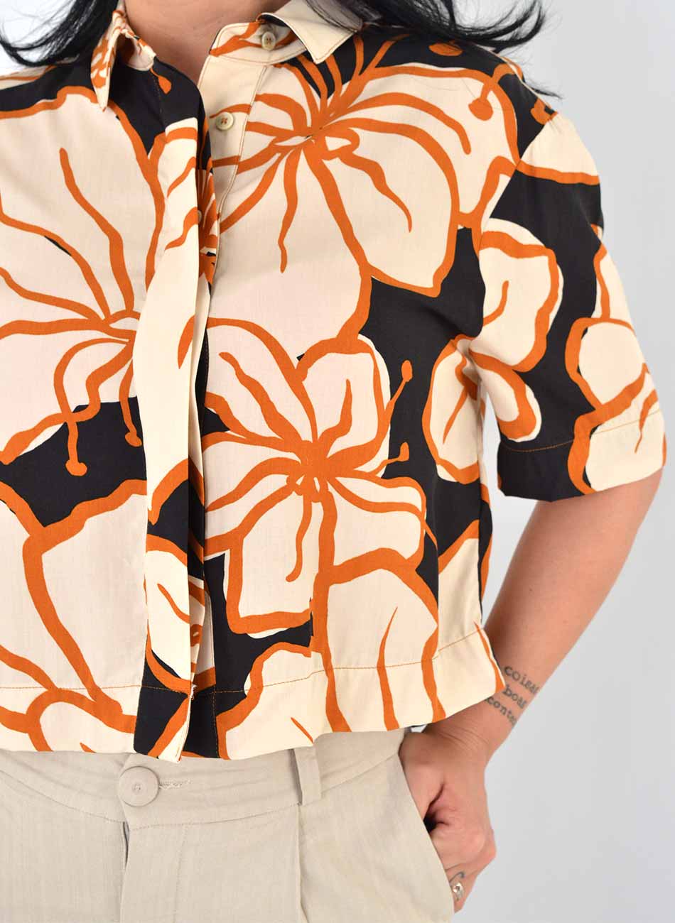 Camisa Estampada Espatodea Cant�o - Foto 2