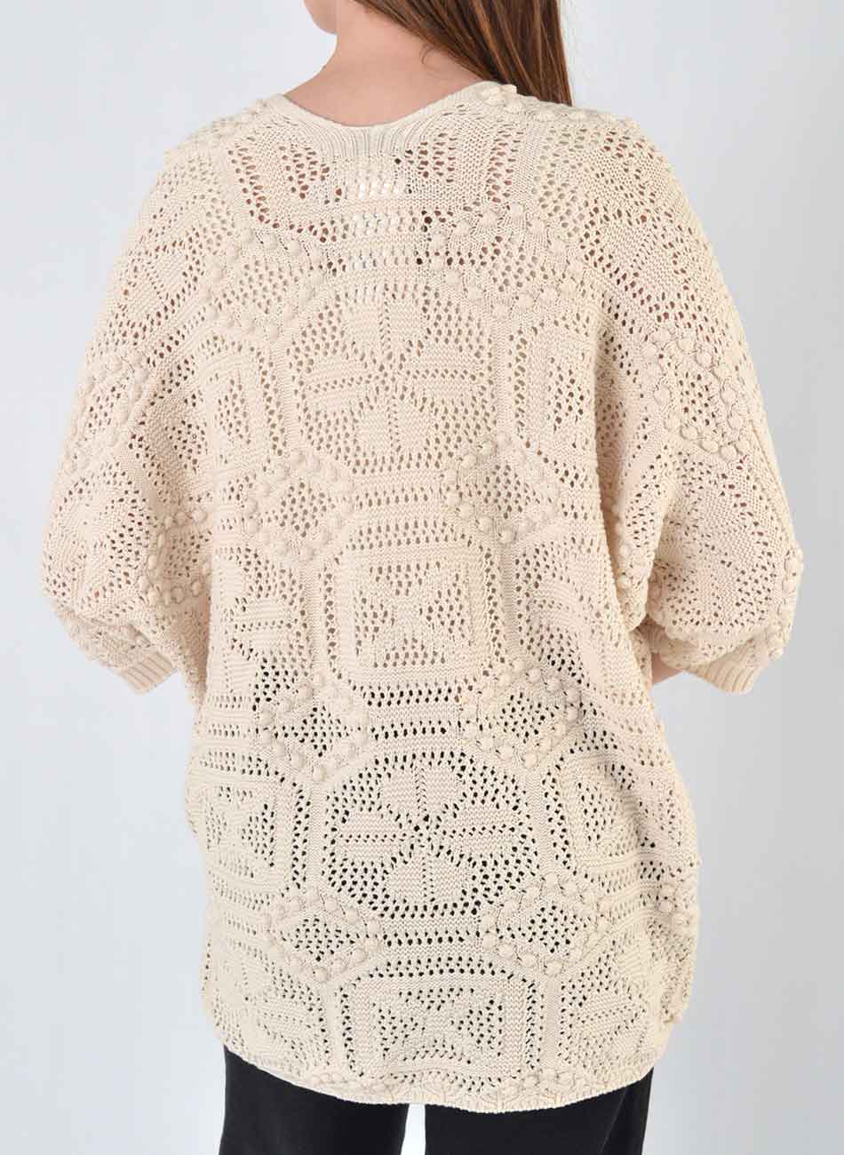 Kimono Cru Malhas Gida - Foto 3
