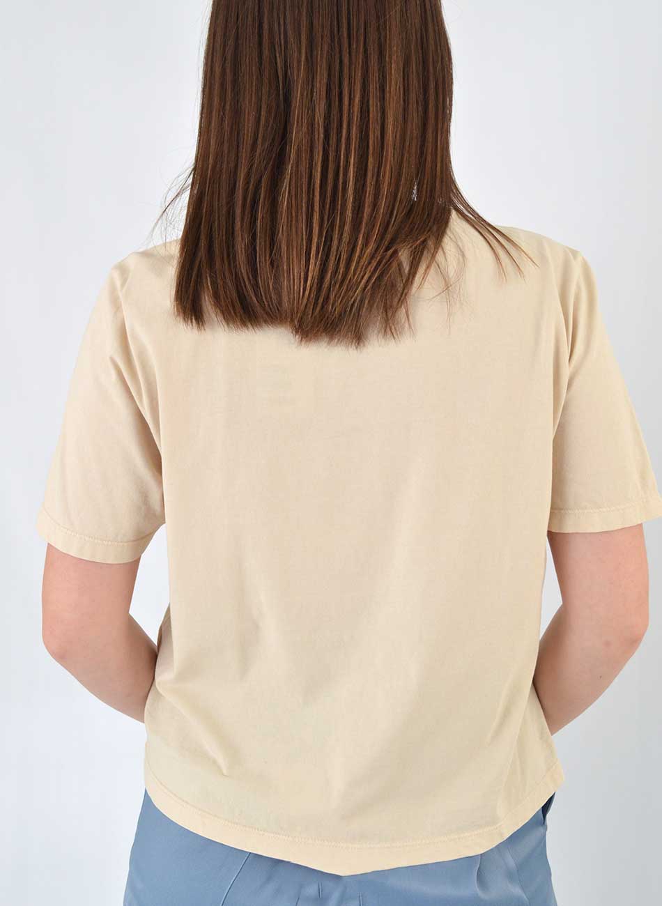 T-shirt Box Areia Bordada Talism� Cant�o  - Foto 3