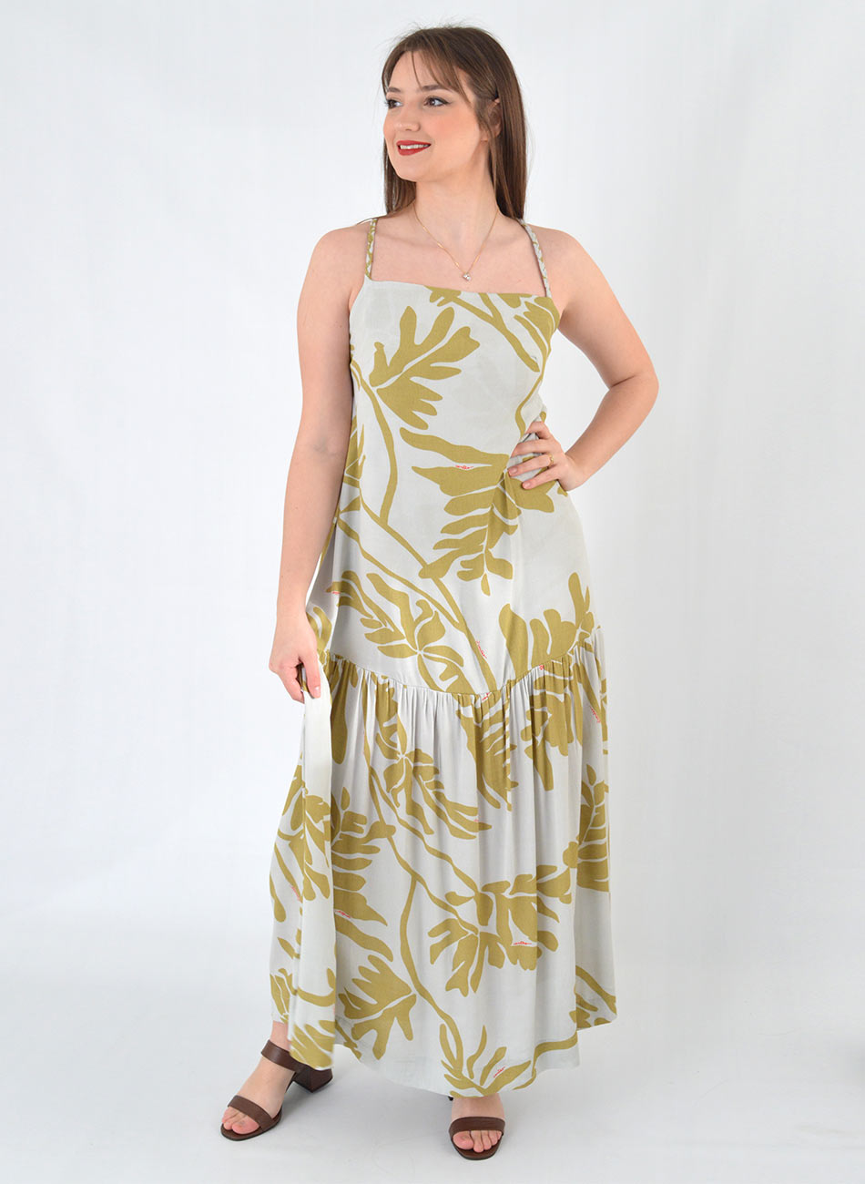 Vestido alcinha Estampa Flutuante Cant�o  - Foto 1