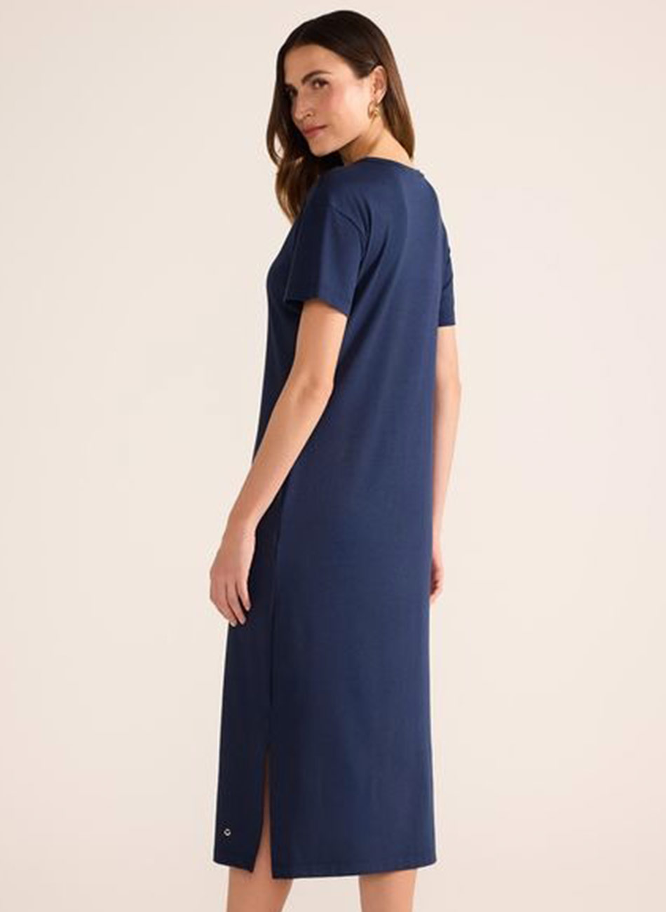Vestido Azul Marinho Stroke - Foto 5