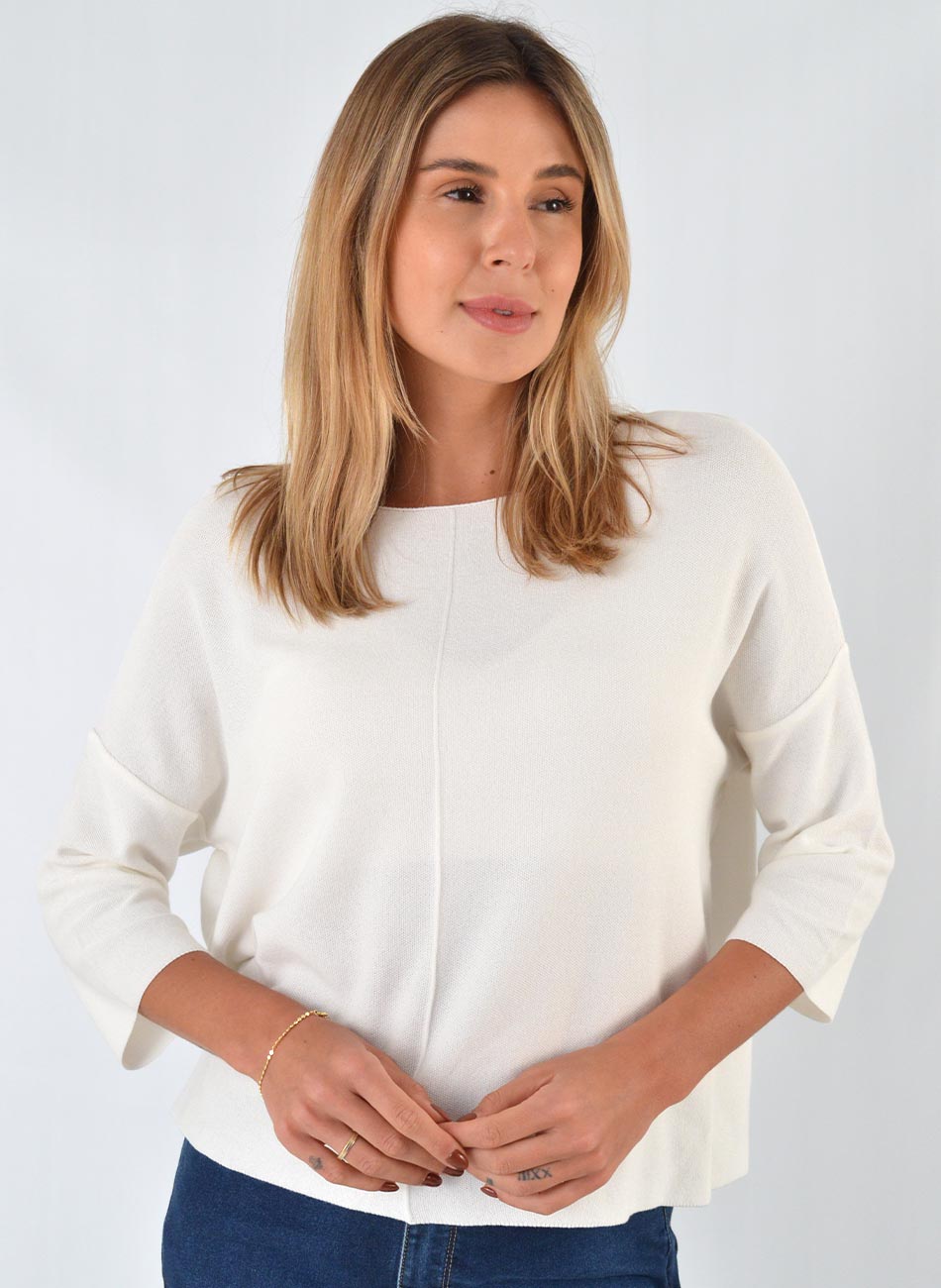 Blusa Off White Uffizzi  - Foto 1