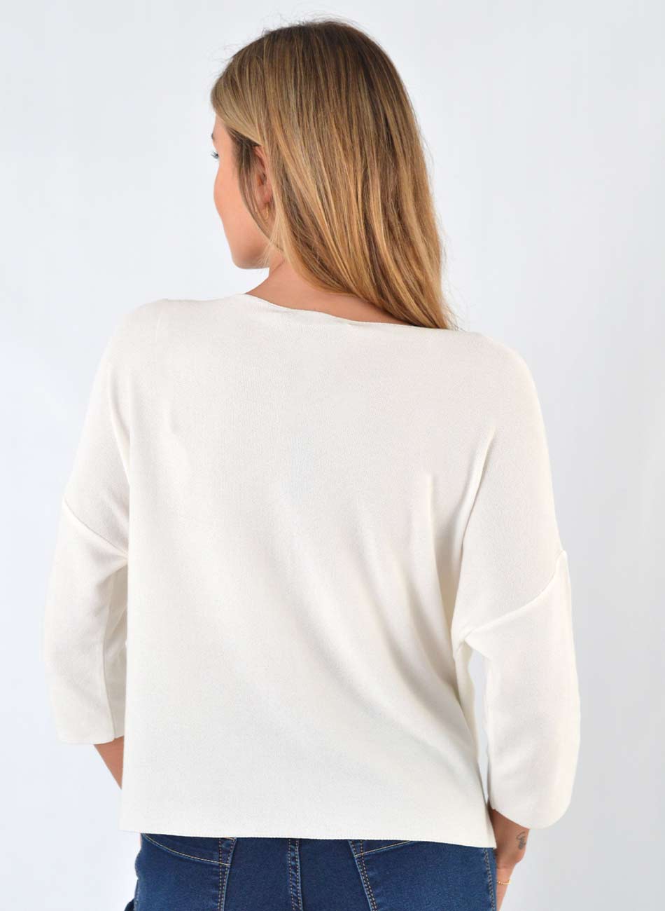 Blusa Off White Uffizzi  - Foto 3