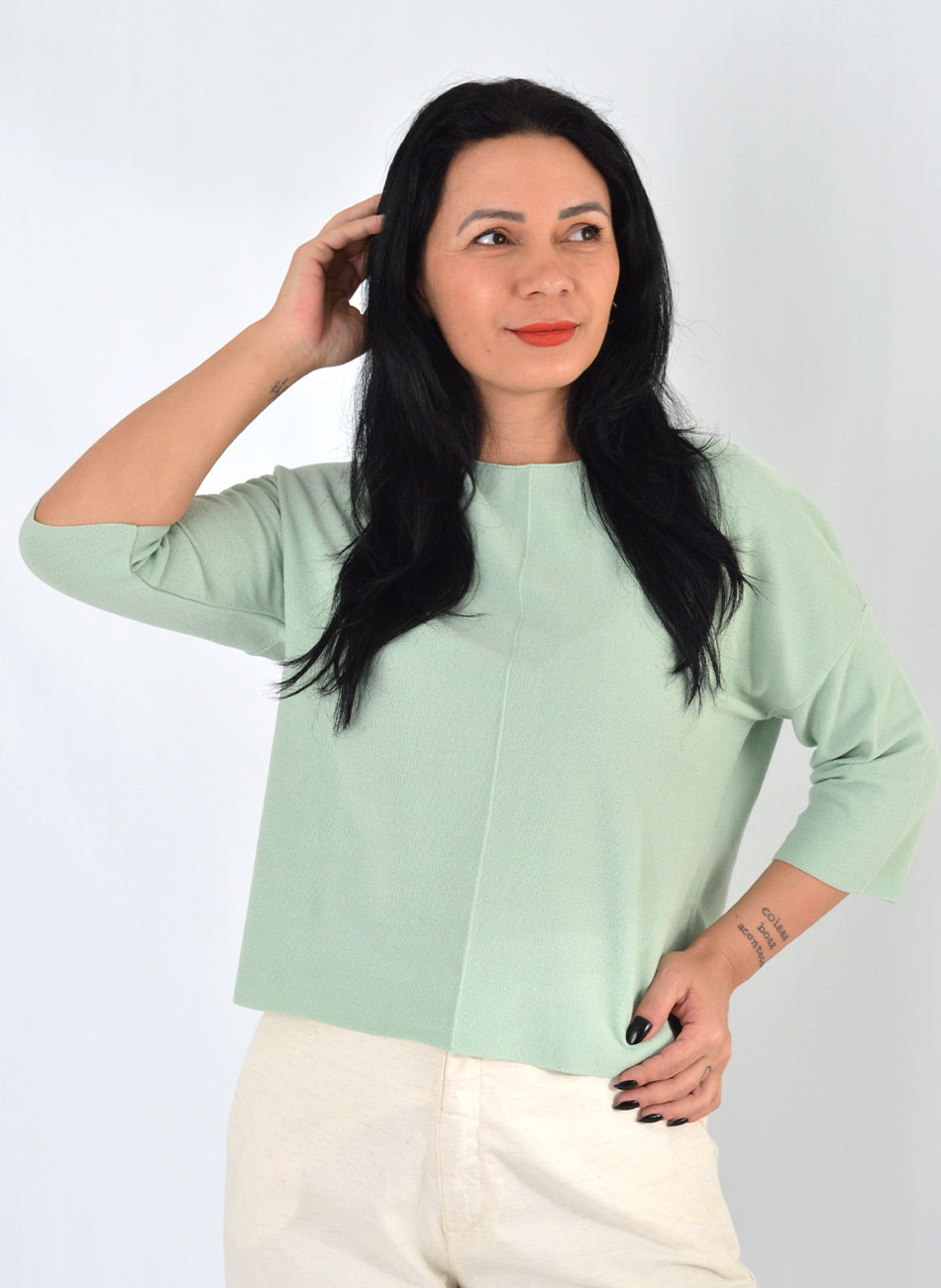 Blusa Menta Degli Uffizzi  - Foto 1