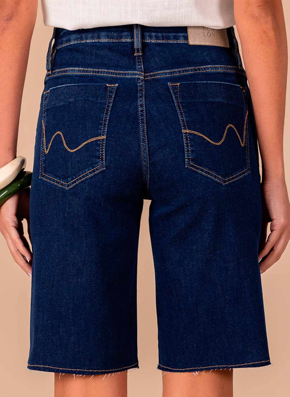 Bermuda Reta Jeans Scalon - Foto 2