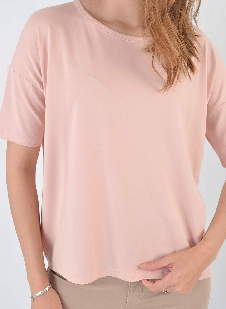Blusa Viscomalha Delamo Rosa - Foto 2