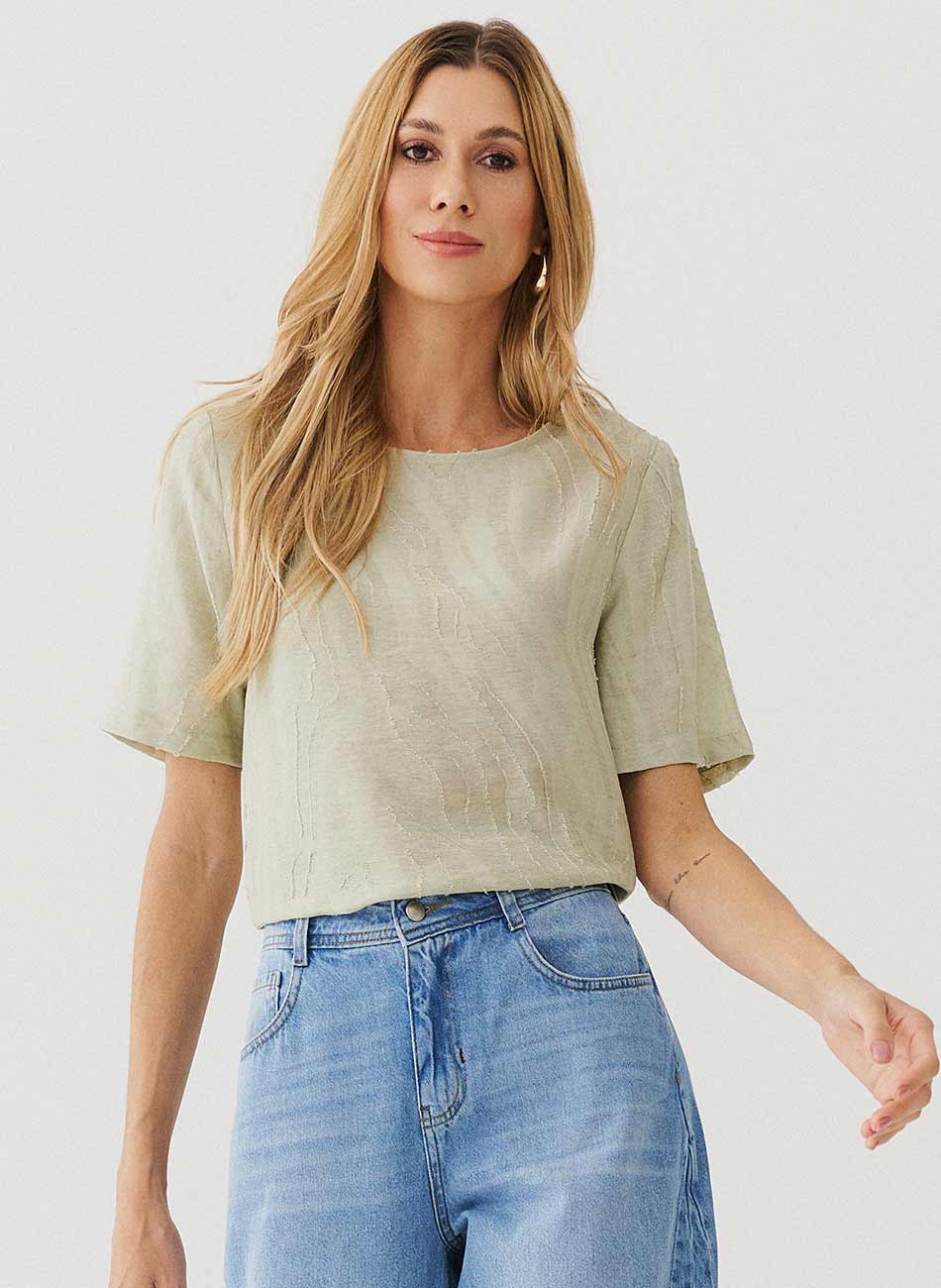 Blusa Jacquard Innocence - Foto 2