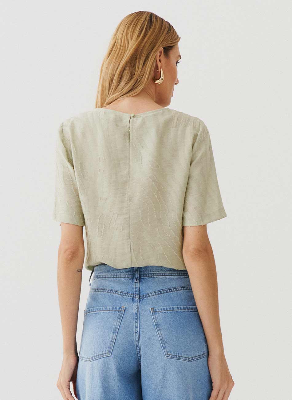 Blusa Jacquard Innocence - Foto 3