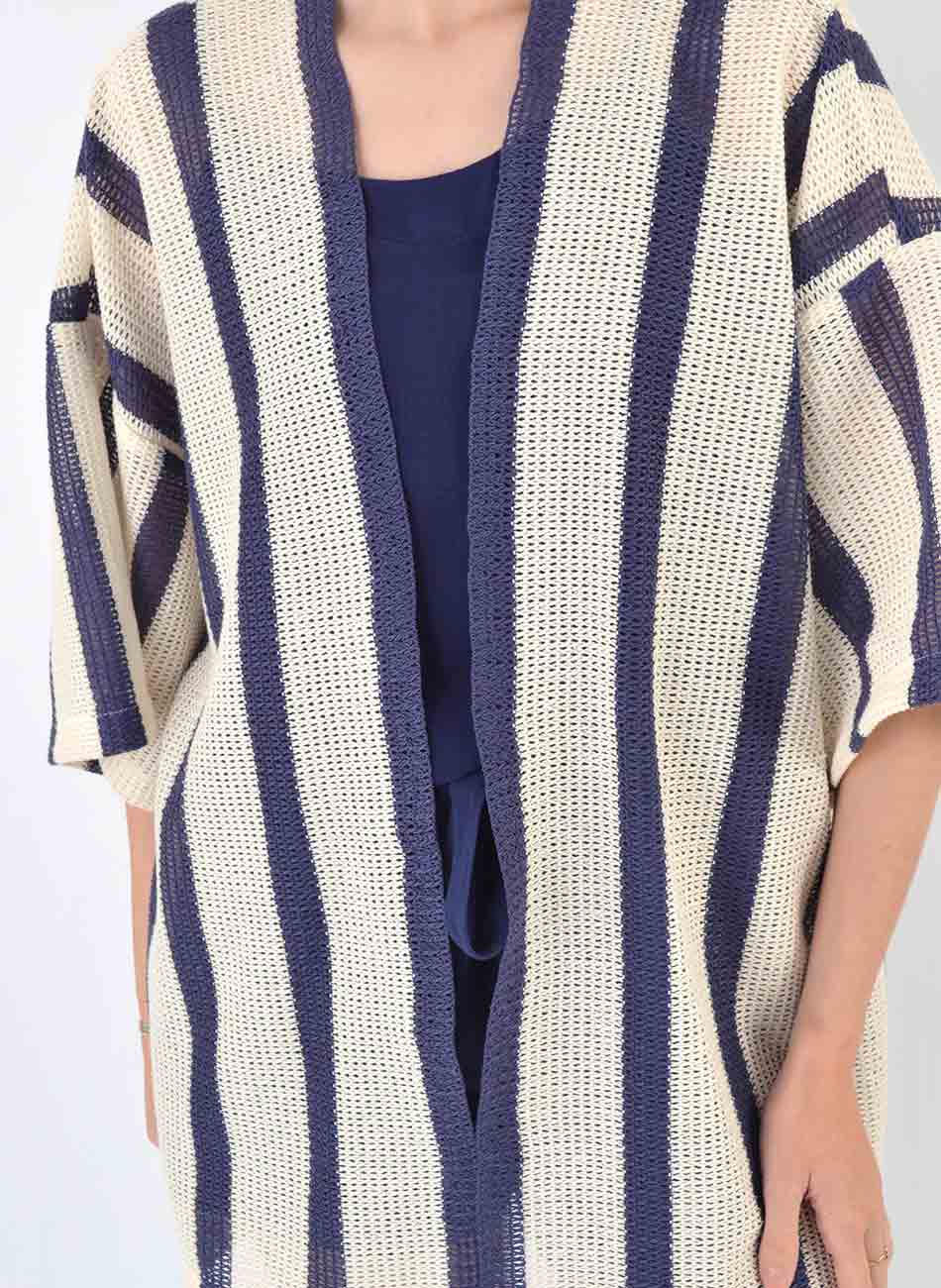 Kimono Listrado G�le - Foto 2