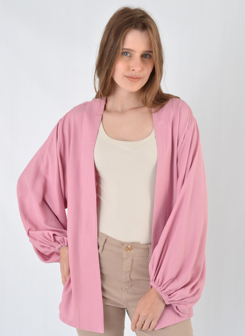 Kimono Viscose G�le Rosa - Foto 1