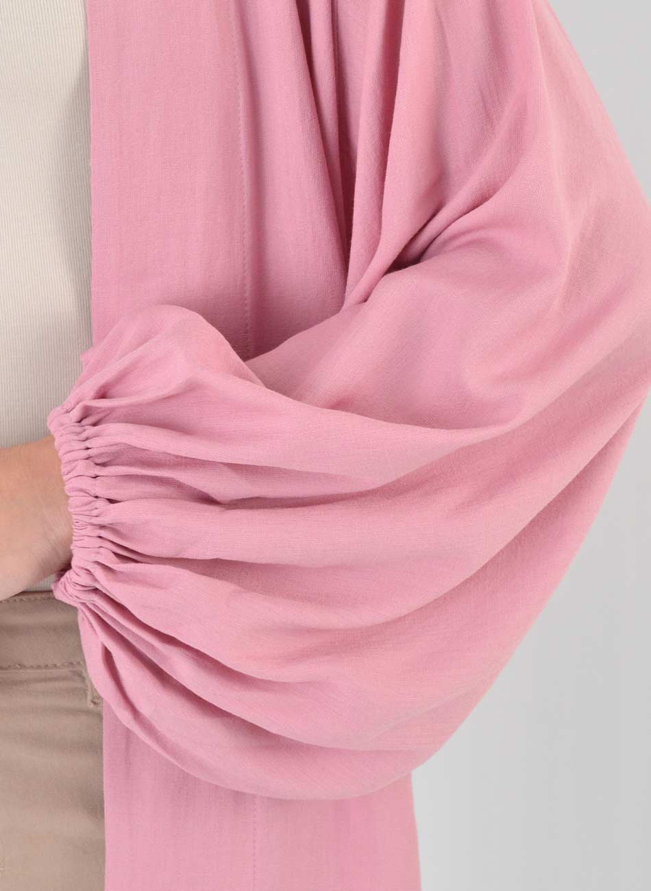Kimono Viscose G�le Rosa - Foto 2
