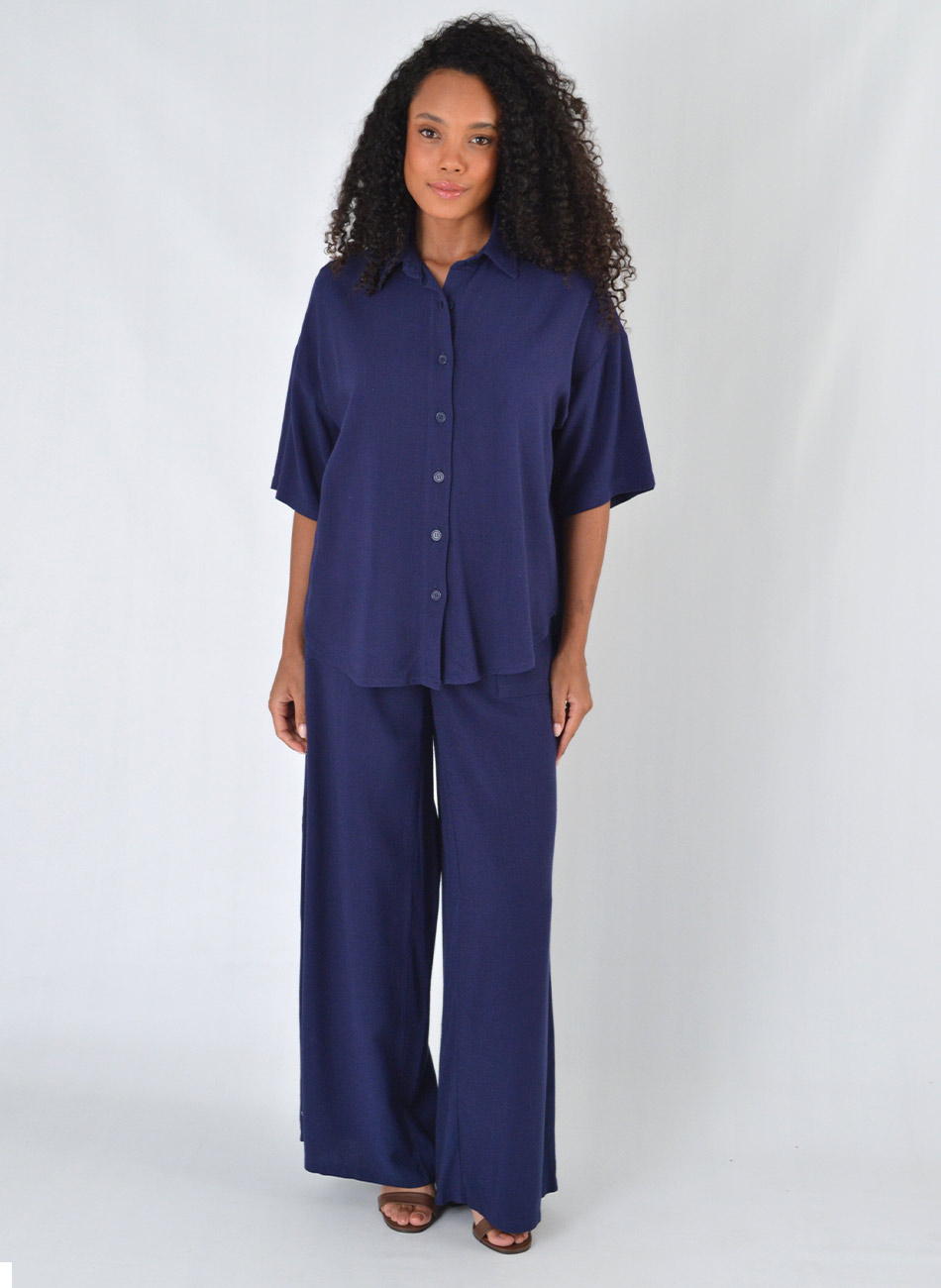 Conjunto Camisa e Cal�a Marinho Declari - Foto 1