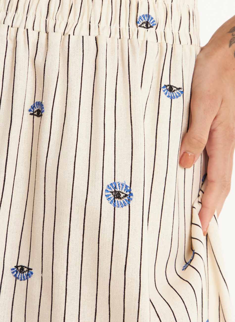 Conjunto com Saia Estampa Talism� Cant�o  - Foto 5
