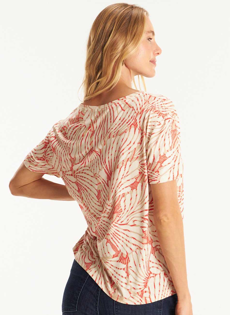Blusa Viscolycra Estampa Briumas Cant�o - Foto 1