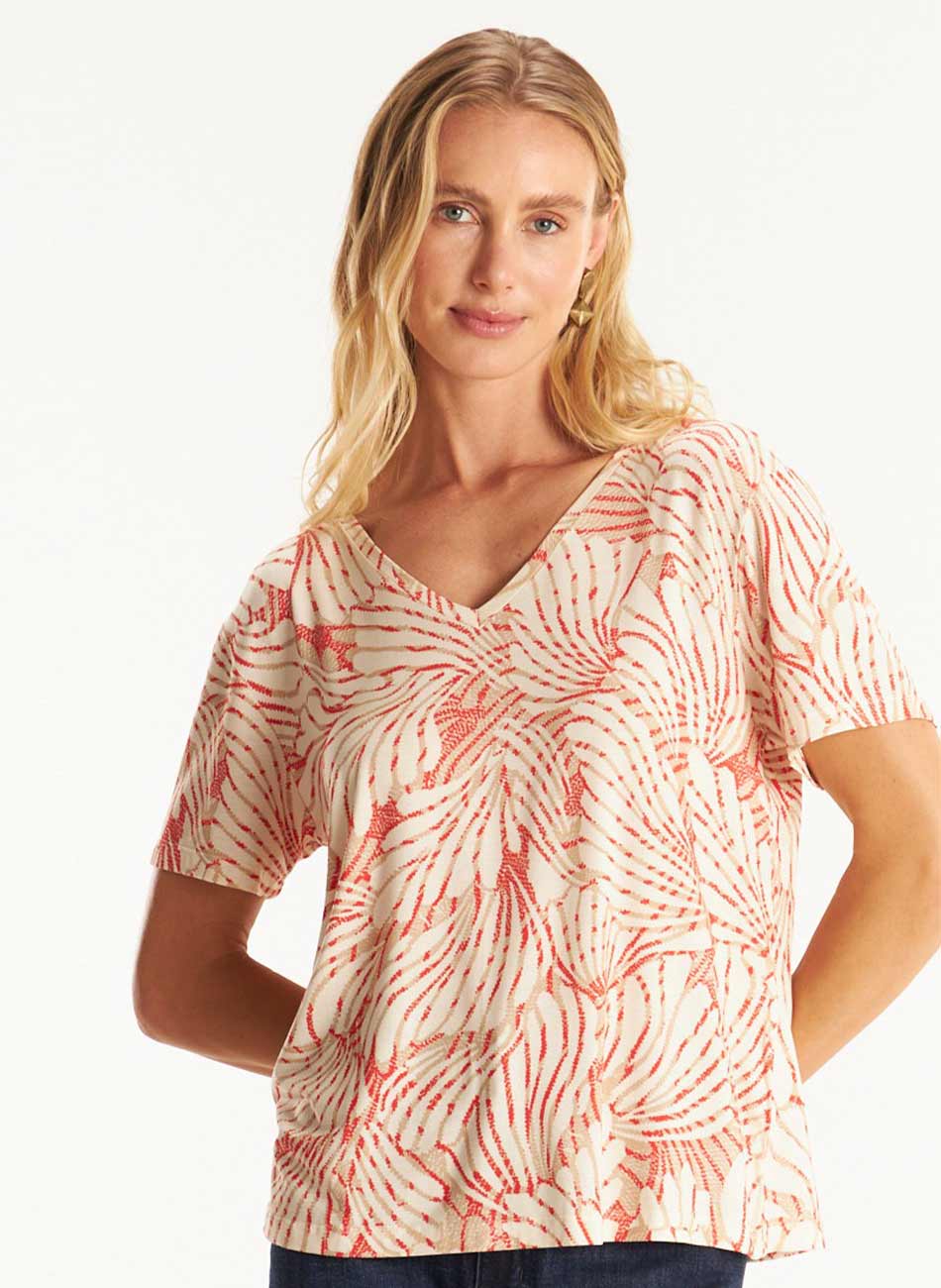 Blusa Viscolycra Estampa Briumas Cant�o - Foto 2