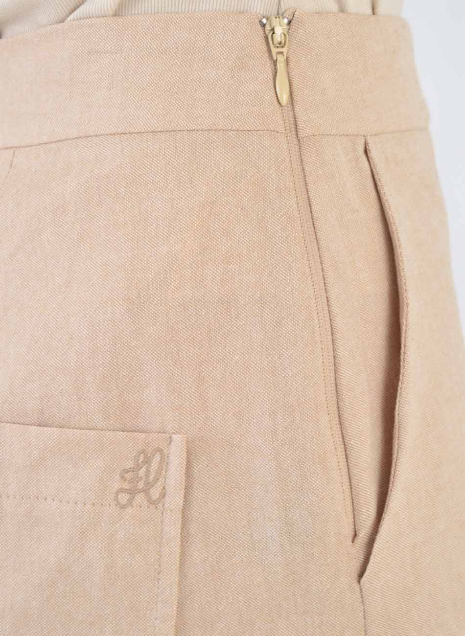 Shorts Algod�o Cru Flor de Lis - Foto 3