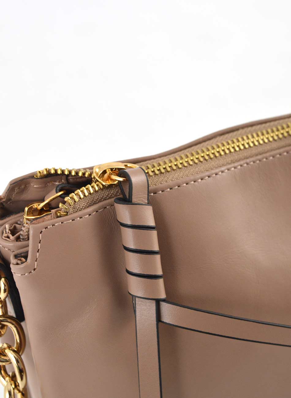 Bolsa Couro Avela Al�a de Ombro Linea Bella - Foto 10