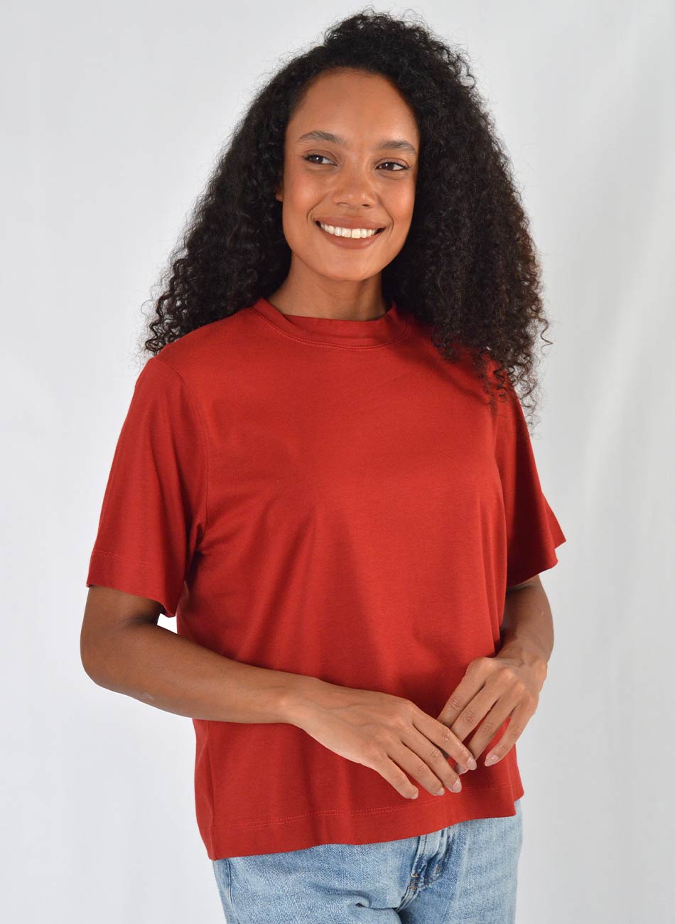 Blusa Gola Alta Marsala Prima Donna By La Qualite - Foto 1