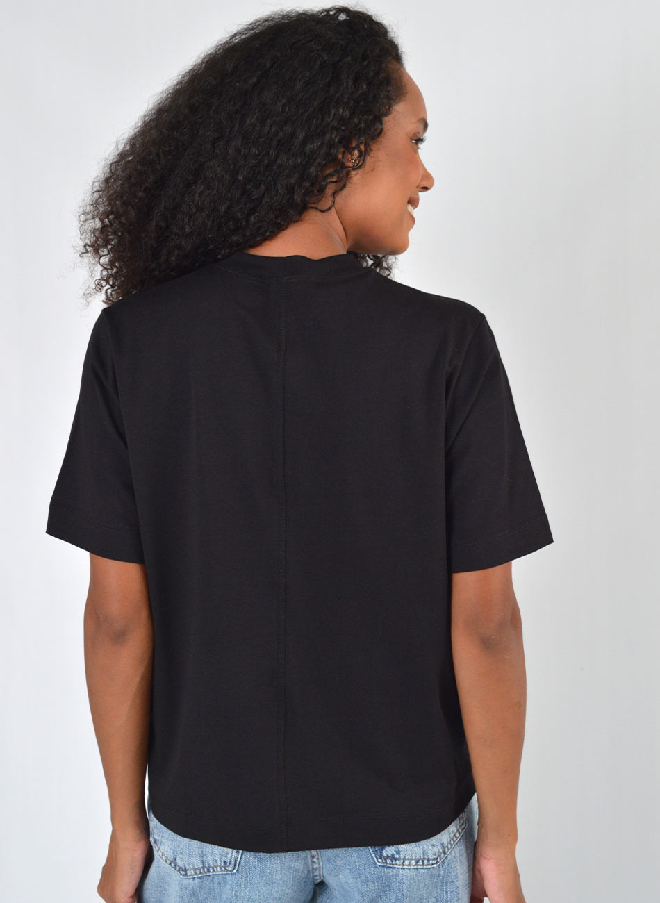 Blusa Gola Alta Preto Prima Donna By La Qualite - Foto 2