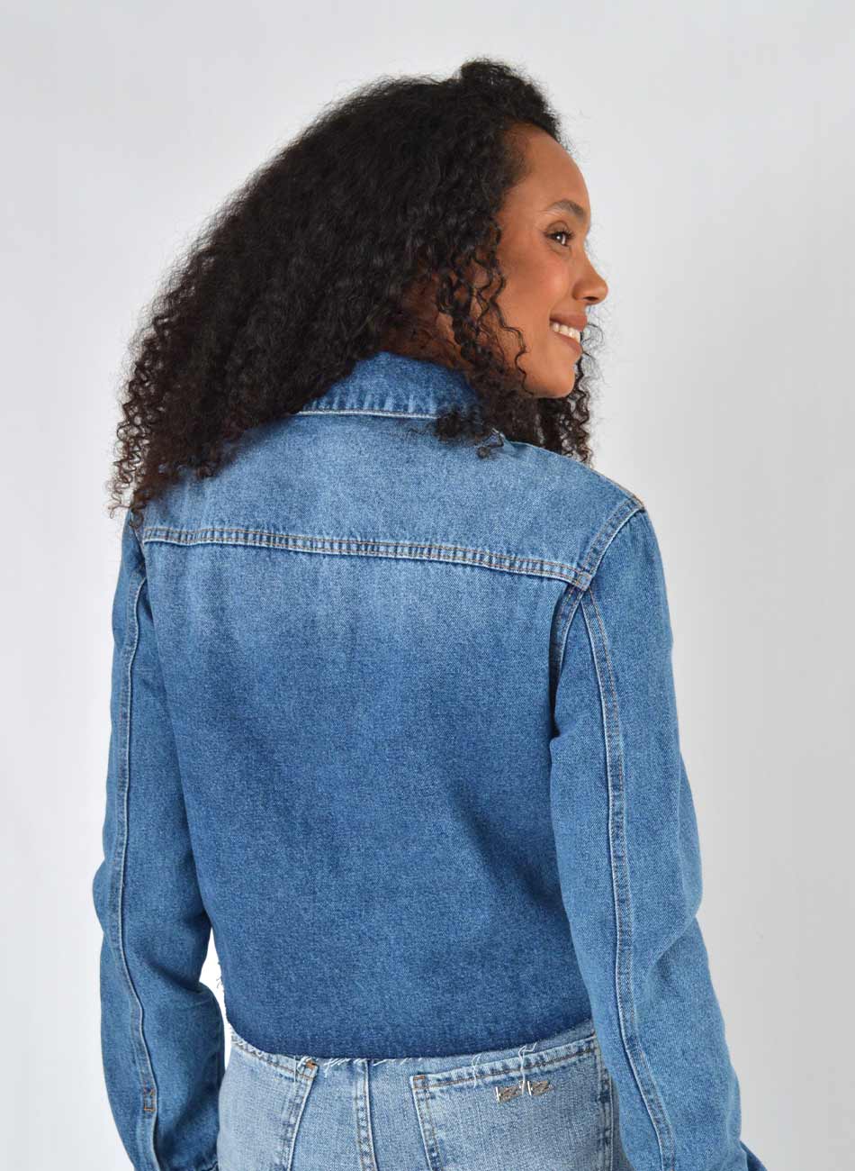 Jaqueta Jeans B�sica Be Free - Foto 2