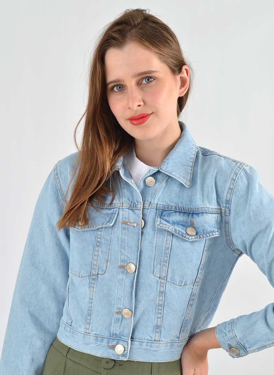 Jaqueta Jeans B�sica Cropped Be Free - Foto 2