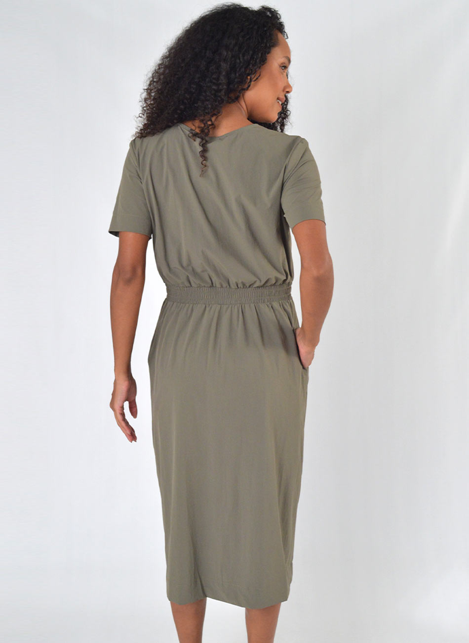 Vestido Poliamida Verde Gatos e Atos  - Foto 4
