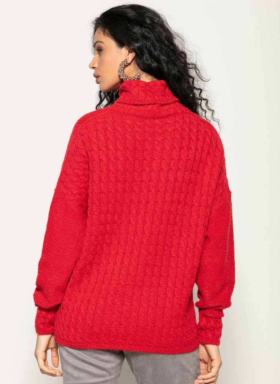Blusa Ponto Vazado e Gola Rol� Biamar - Foto 3