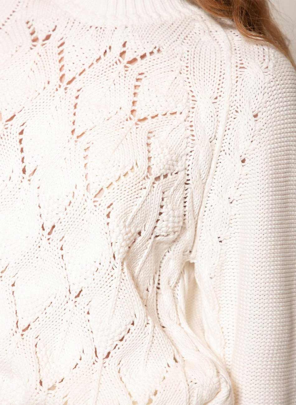 Blusa Algod�o com Trama Vazada Biamar - Foto 3