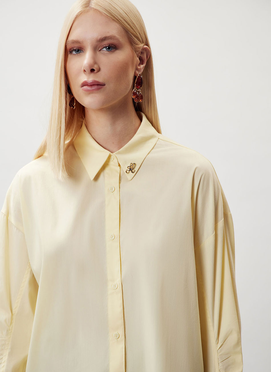 Camisa Amarelo Flor de Lis - Foto 2