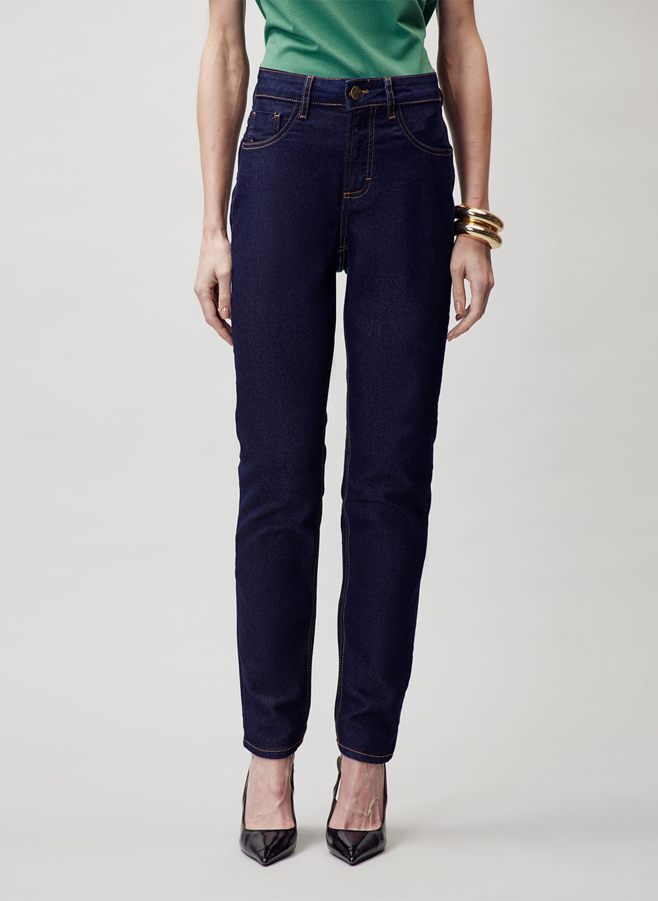 Cal�a Jeans Esmeralda Skinny Flor de Lis - Foto 1