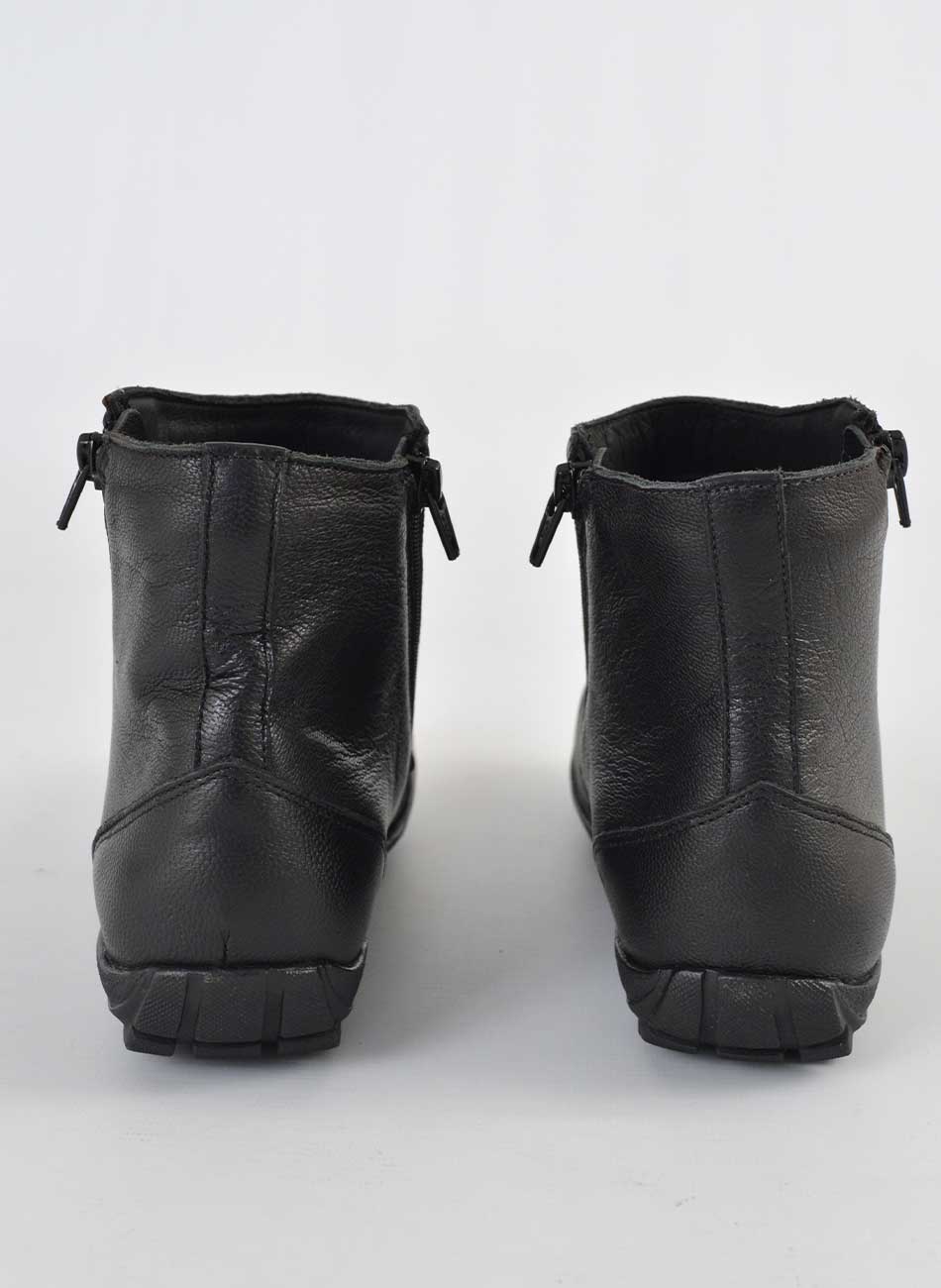 Bota Preta Pelica Cano Curto 5� Espa�o - Foto 2