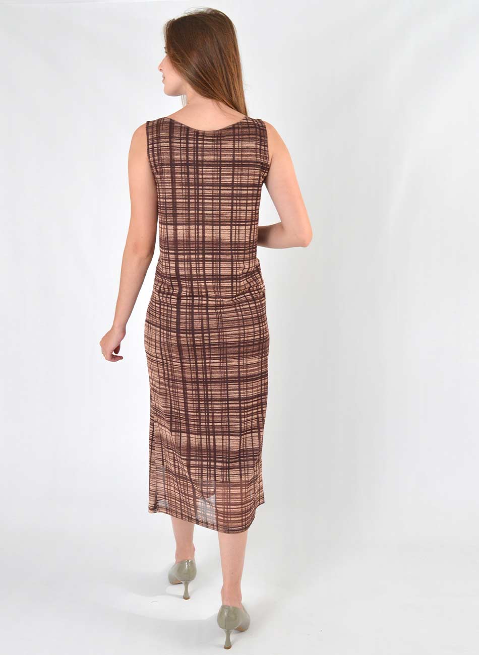 Vestido Tule Estampado Del Amo  - Foto 3