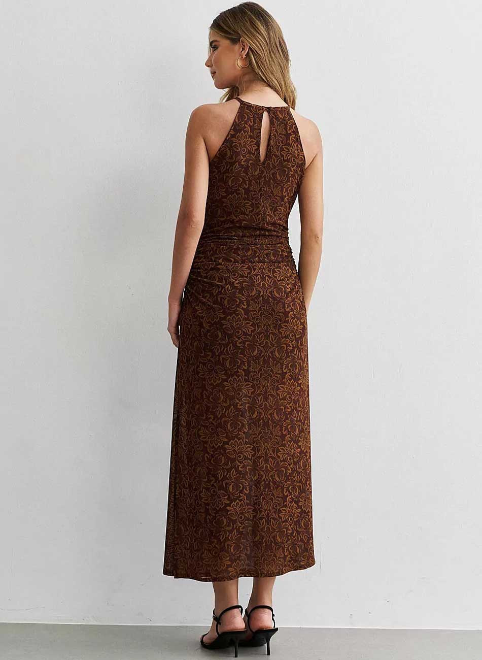 Vestido Justo Tule Estampado Innocence - Foto 2