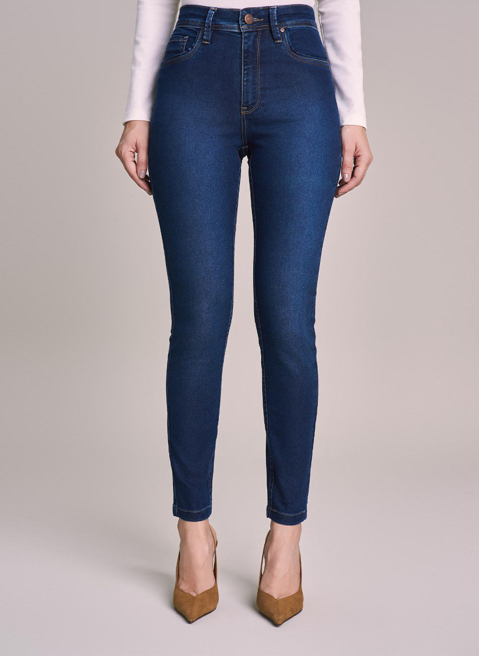 Cal�a Jeans Skinny Scalon - Foto 1