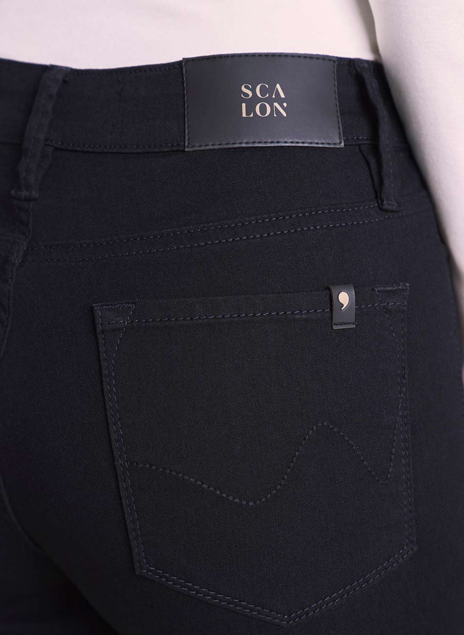 Cal�a Preta Jeans Skinny Scalon - Foto 3
