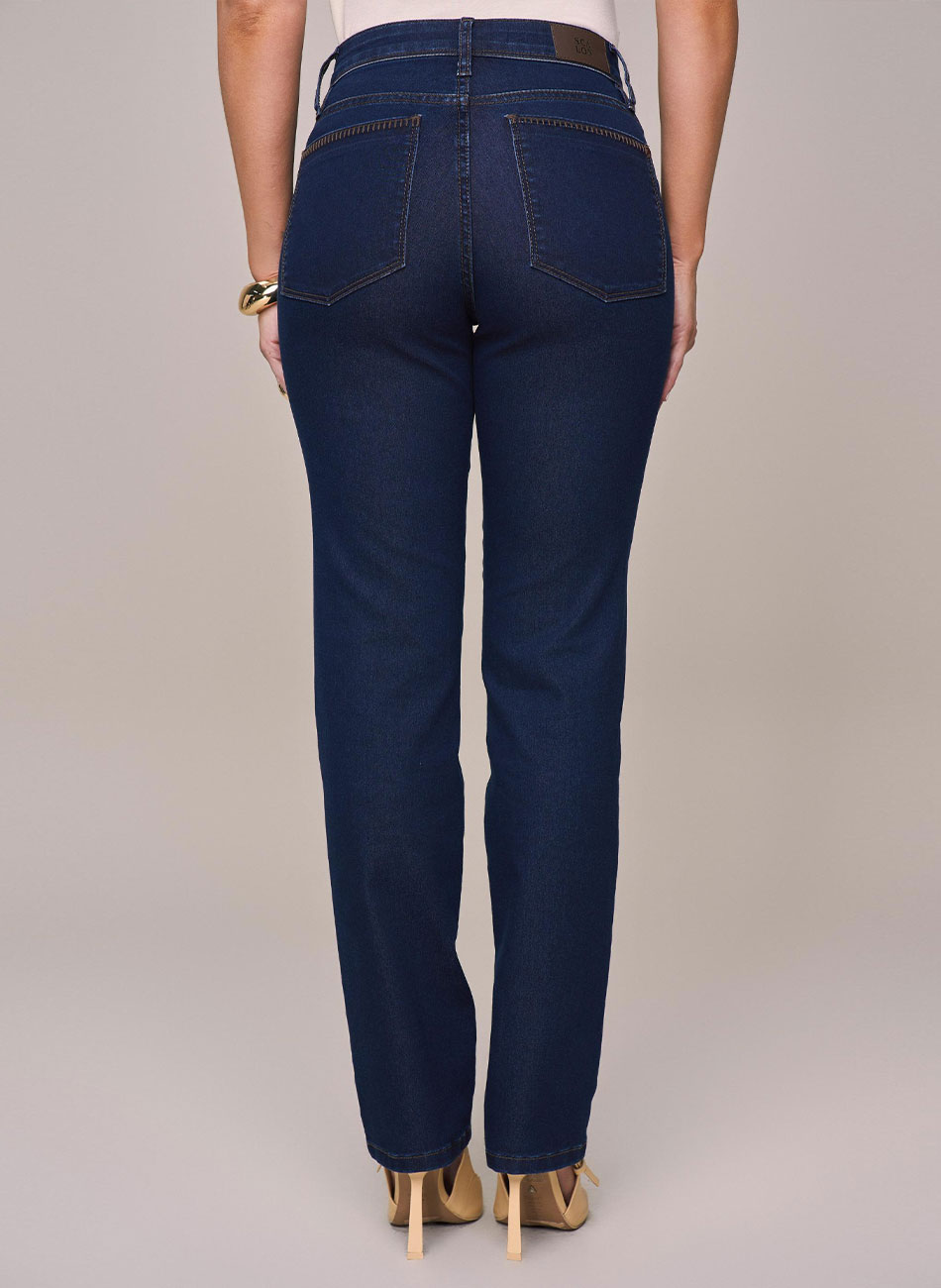 Cal�a Jeans Reta Scalon - Foto 2