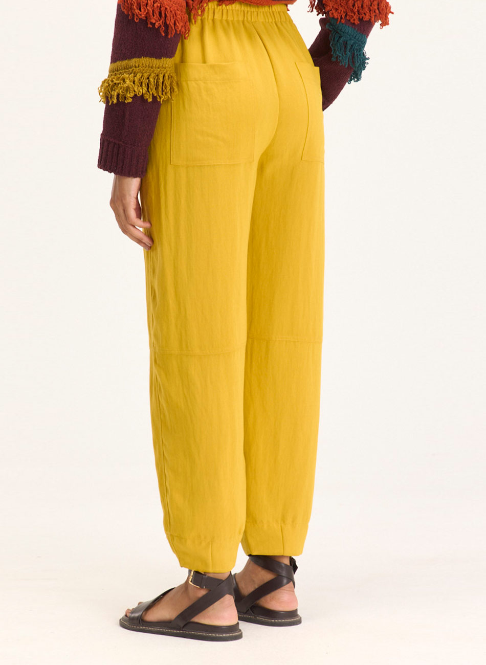 Cal�a Barrel Viscose Epifania Mostarde - Foto 2