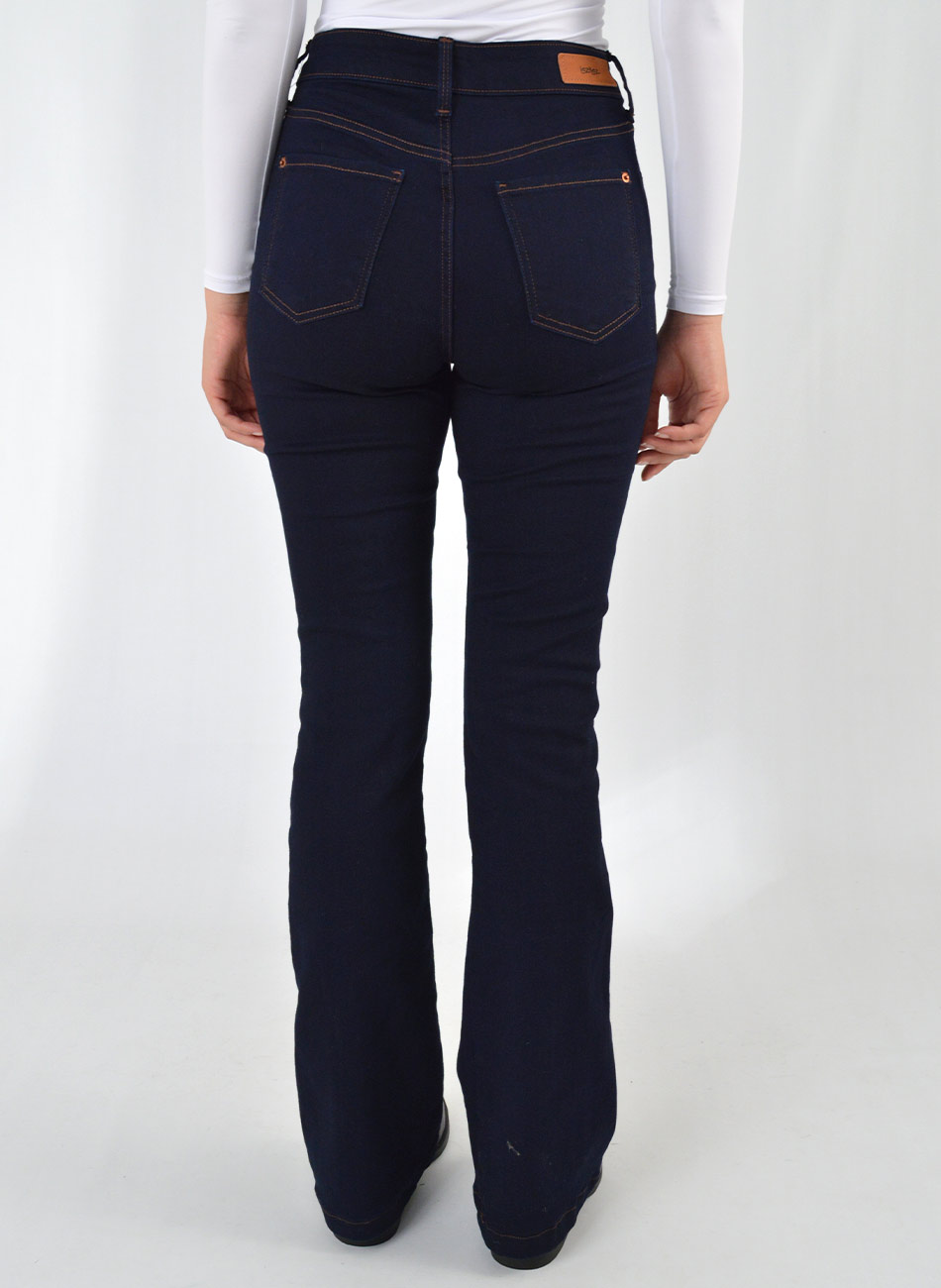 Cal�a Jeans Boot Cut De Cintura Alta Lez a Lez - Foto 3