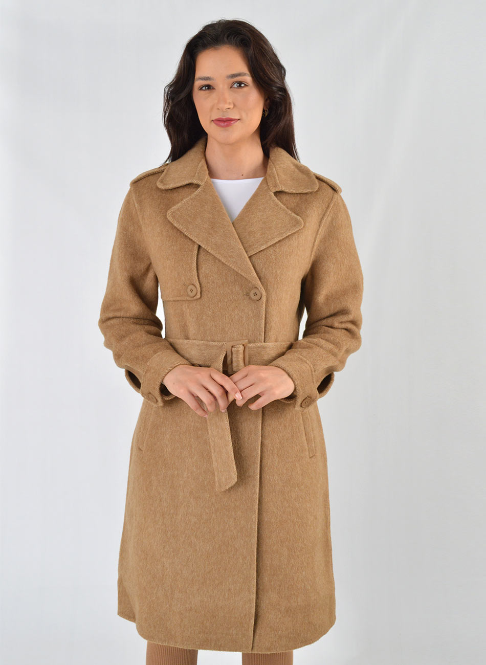 Trench Coat Costurado a M�o Brulee Alpelo  - Foto 1