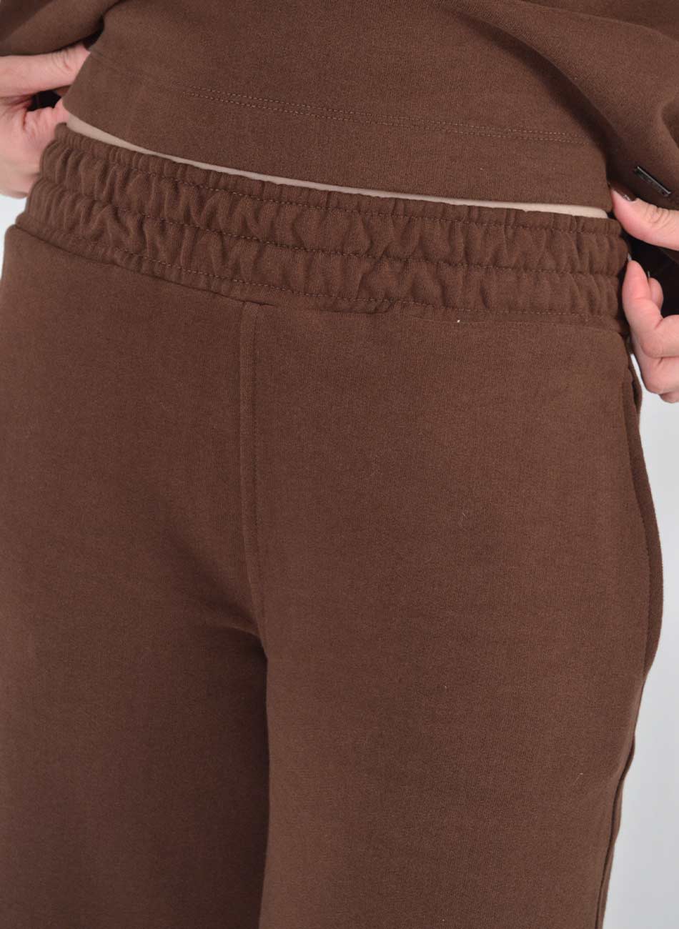 Conjunto Moletinho Peluciado Marrom Declari - Foto 3