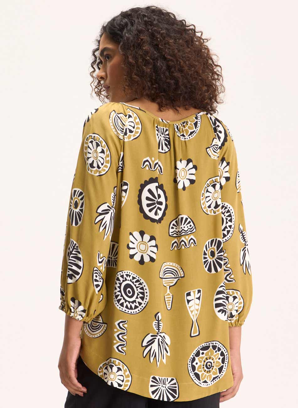 Bata Estampa Ancestral Cant�o - Foto 2