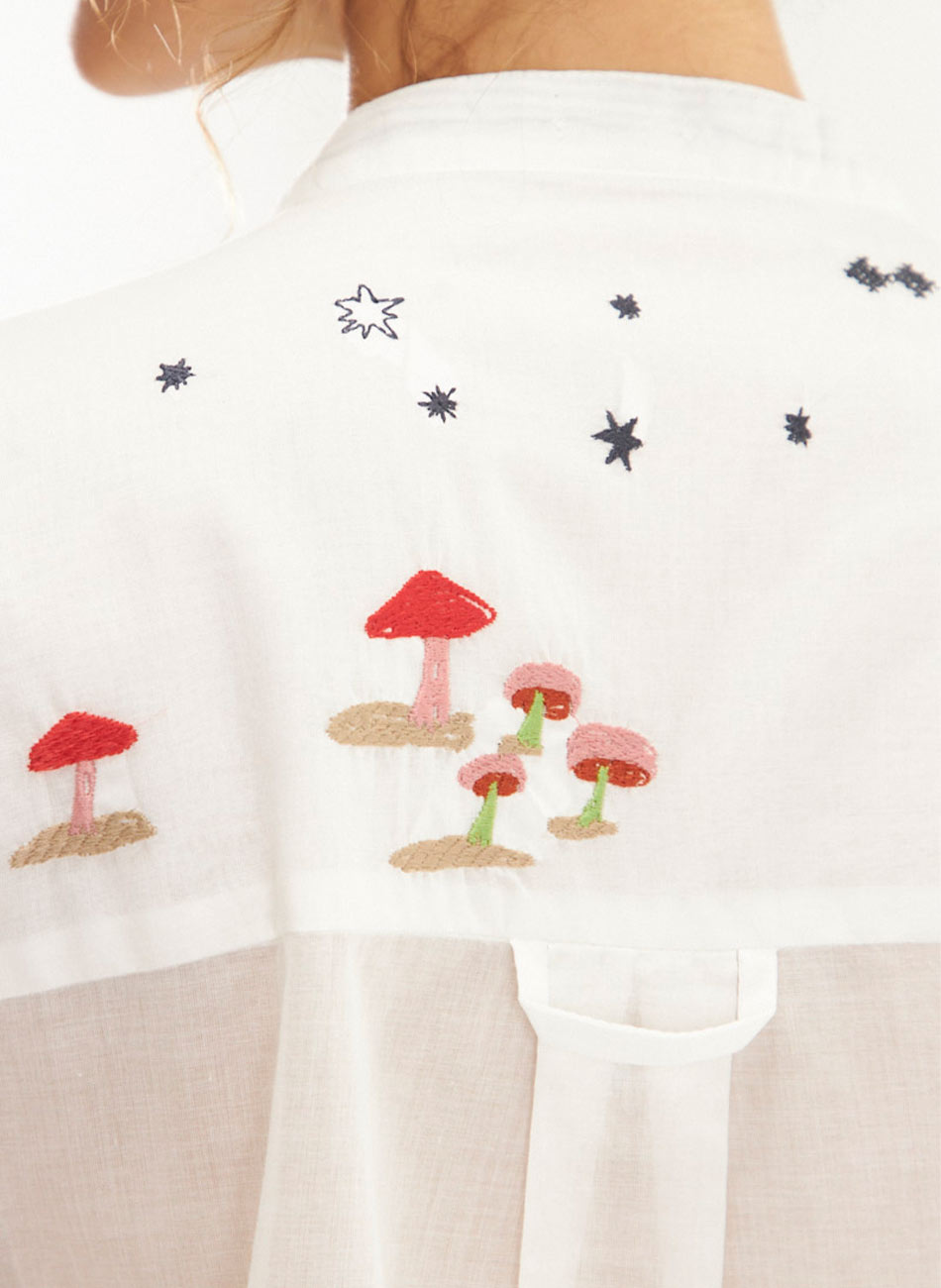 Camisa Voil Bordado Sonho Cant�o - Foto 2