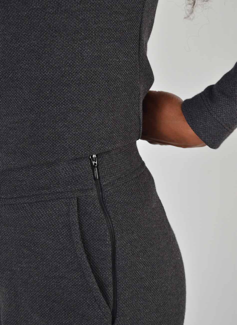 Conjunto Algod�o Preto Flor de Lis - Foto 4